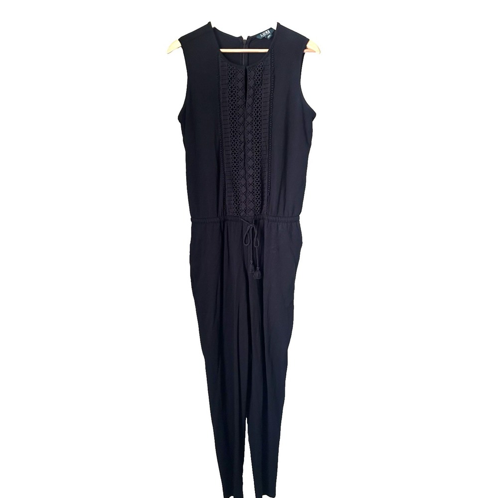 Lauren by Ralph Laurent Jumpsuit Effortless Vaca Travel comfort Size‎ L